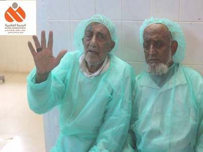  الرحمة العالمية: 1650 حالة مرضية تستفيد من الحملة الطبية في اليمن 